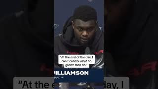 Zion responds to the recent criticism from the media  #shorts