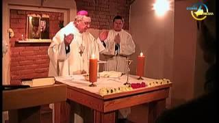 Dom Miłosierdzia - Koszalin, Eucharystia rozpoczynająca wieczystą adorację NS.flv