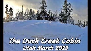 The Duck Creek Cabin Utah March 2023