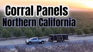 Horse Corral Panels Delivery Adventure in Northern California