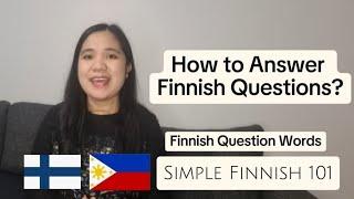 How to Answer Finnish Questions | Finnish Question Words #fyp #finland #shorts #short #shortvideo