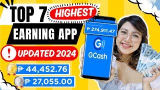 TOP 7 LEGIT AND HIGHEST EARNING APP 2024 | I EARNED P44,300 IN 1 APP WITH OWN PROOF GCASH & PAYPAL