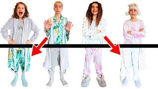 PUT US BACK TOGETHER! our PAJAMAS ARE ALL MIXED UP Challenge By The Norris Nuts