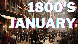 January in the 1800s: A Historical Overview