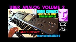 Korg Kronos Uber Analog Volume 2 Sample Pack Demo 1 OB Sequential ARP Rik Marston