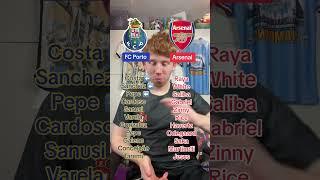 Porto vs Arsenal Debate - COME ON PORTO  #shorts