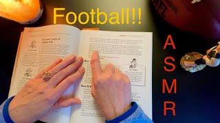 Let’s Talk a Little Football - No Frills ASMR Book Flip, Page Turning