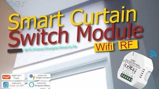 WiFi DIY RF433 Tuya Smart Curtain Switch Module|Setup&Wiring Smart Home Voice Control Google Alexa