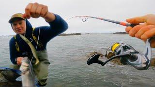 Lure Fishing For Bass From the Rocks | UK Bass Fishing | Selecting the Right lure For the Situation