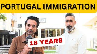 Portugal immigration 18 years experience