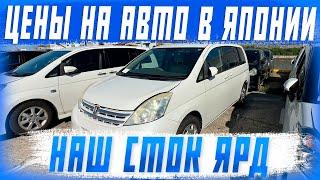 Авто для семьи и работы! Обзор нашего сток ярда в Японии! Авто под заказ! Заказать авто с аукциона!