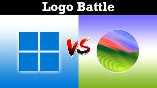 Windows VS MacOS - Logo Battle