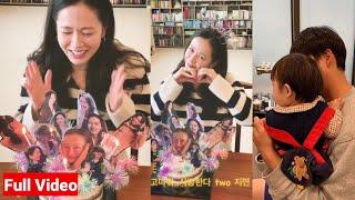 FULL VIDEO of Son Ye-jin's Birthday Celebration with her Husband Hyun Bin and Son Alkong! Happy Bday