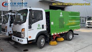 SINOTRUK CDW737 Vacuum Road Sweeper Truck