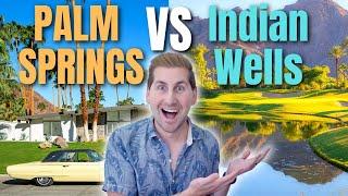 What is the DIFFERENCE between Palm Springs California and Indian Wells?