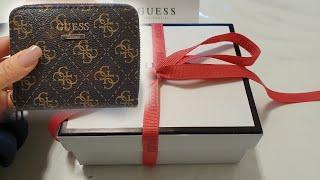 Uboxing GUESS Wallet..