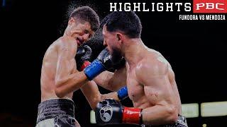 Fundora vs Mendoza HIGHLIGHTS:  April 8, 2023 | PBC on Showtime