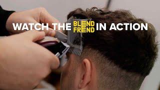 HOW TO FADE HAIR FROM HOME | SEEN BY MILLIONS! | BLEND HAIR LIKE A PRO WITH THE BLEND FREND