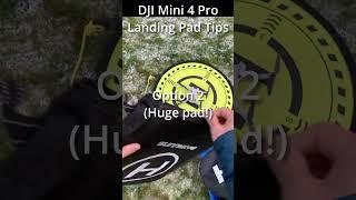 DJI Mini 4 Pro: Landing pad TIPS!  #dji #drone