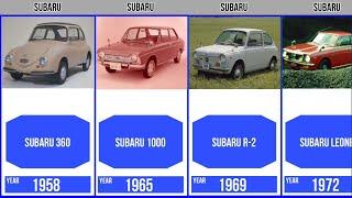 Evolution Subaru Cars Brand [Old to New] | Genalyst #evolution #car #subaru