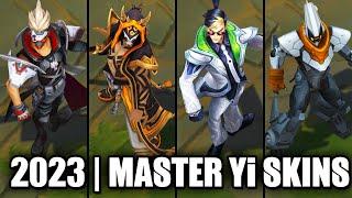 ALL MASTER YI SKINS SPOTLIGHT 2023 | League of Legends