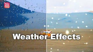 New Weather Effects ️️| Switch Weather with InShot in a Single Tap