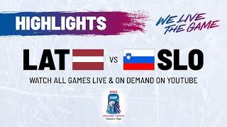 Highlights | Latvia vs. Slovenia | 2023 #IIHFWorlds