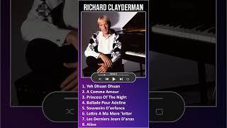 Richard Clayderman MIX Best Songs #shorts ~ 1970s Music ~ Top New Age, Contemporary Instrumental