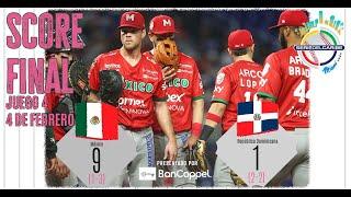 SERIE DEL CARIBE México vs. República Dominicana 4 de febrero de 2024