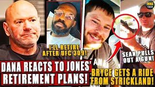 Dana White REACTS to Jon Jones RETIRING after UFC 309! Holloway ACCUSES UFC of protecting Topuria!