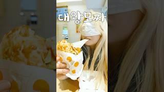 대왕 모짜렐라 버거 먹기