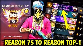 REAGION 75 TO REAGION TOP-1 IN JUST 30min GAMEPLAY || CS RANK PUSH TO REAGION TOP-1 || FF NEW RULE |