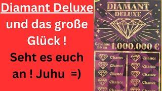 Diamant Deluxe Rubbellos rubbeln - Ich traue meinen Augen nicht ! =)