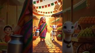 Dadi Bakri Aur Khargosh Ki Jung – Kaun Jeetega?  | Animation Kahani #shortvideo