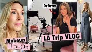 LA Trip Behind-The-Scenes | Makeup Try-On | Mysterious Helicopter VLOG!