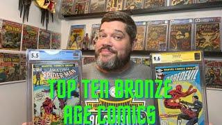 My top ten Bronze Age Comics! Comic Collector Geek #fridaycomicchallenge