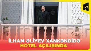 Xankəndidə əsaslı təmir və bərpadan sonra “Qarabağ” hotelinin açılışı olub