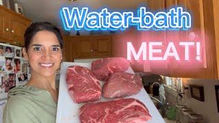 Amish canning part 4- Water bath meat!