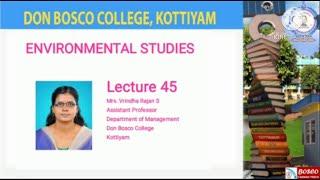 ENVIRONMENTAL STUDIES- LECTURE 45-APPROCHES FOR CONSERVATION