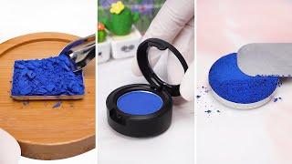 Satisfying Makeup Repair #167 | ASMR Repair Navi Blue Eyeshadow