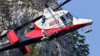 K-Max Rotex Helicopter, gorges de Moutier 2009 (Switzerland)