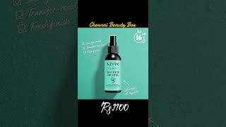 NYX Setting Spray Dewy Available in Chennai Beauty Box Cosmetic #latest #viralvideo #cosmeticshop