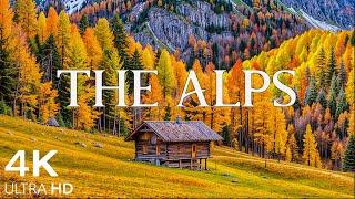 The Alps 4K • Scenic Relaxation Film with Calming Music • 4K Video 60fps