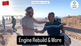 VW T3 Overhaul in Aourir, Morocco: Engine, Gearbox Rebuild & Upholstery Makeover!