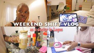 Weekend Vlog as a Doctor in Lagos | weekend shifts, mum’s birthday, coffee recipe