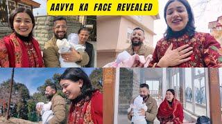 Aavya Ke Four Month Complete Ho Gaye // Humne Kiya Aavya Ka Face Reveal // Surprise Sabhi Ke Liye