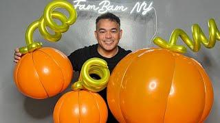 Easiest way to make Balloon Pumpkin