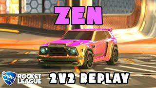 zen Ranked 2v2 POV #582 - Rocket League Replays