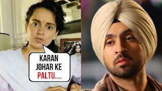 Kangana Ranaut & Diljit Dosanjh engage in a WAR OF WORDS after she calls him 'Karan Johar Ke Paltu'