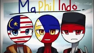 MAPHILINDO . Peace flag to war flag countryhumans